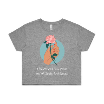 Womens 'Dark Places' Crop  Thumbnail