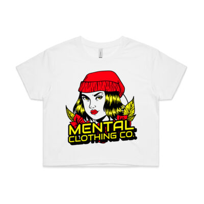 Womens Retro Logo Crop  Thumbnail